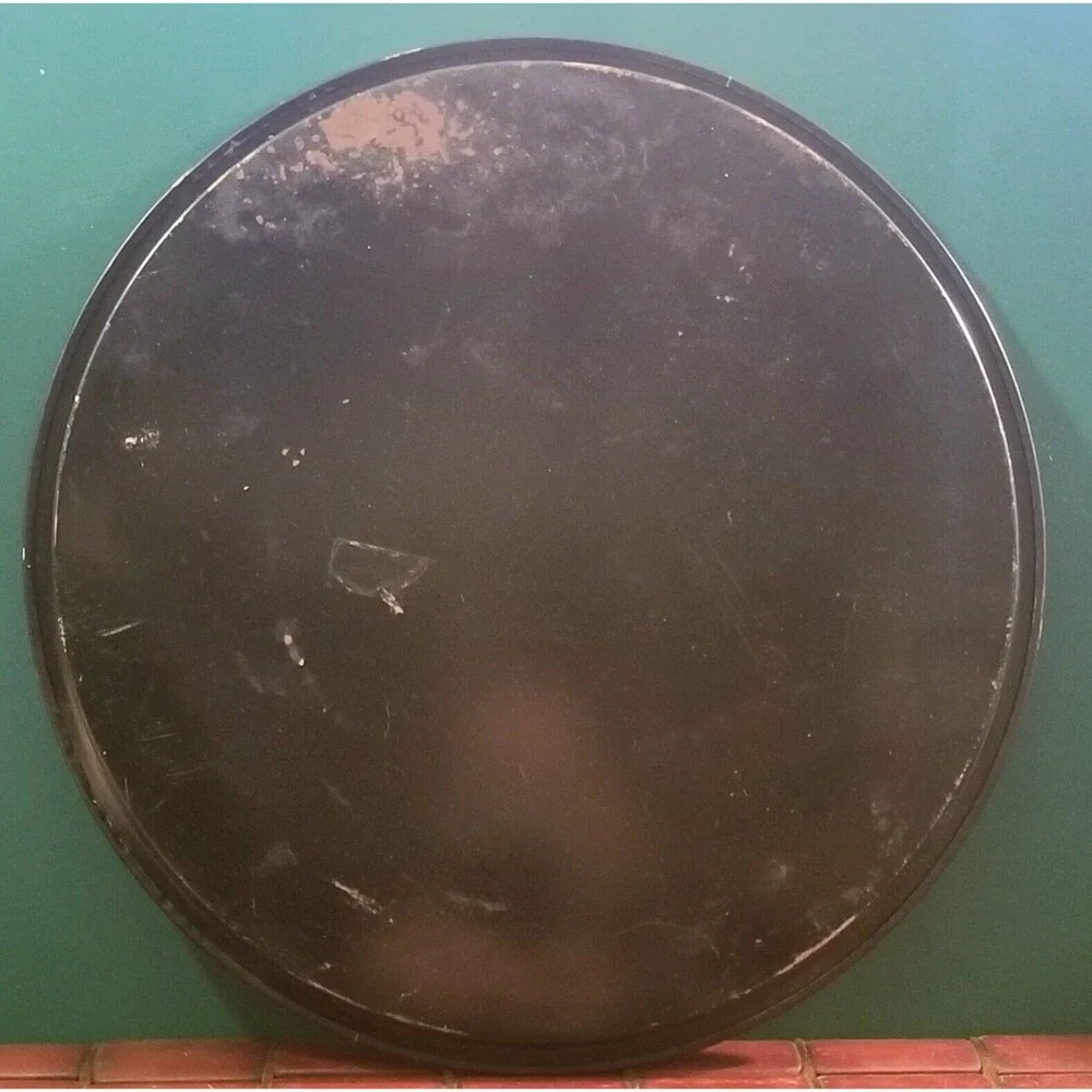 Vintage Native American Mohawk Indian Metal Cocktail Serving Tray 11